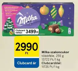 Tesco Milka szaloncukor ajánlat