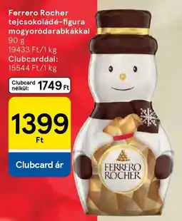 Tesco Ferrero Rocher tejcsokoládé-figura mogyoródarabkákkal ajánlat