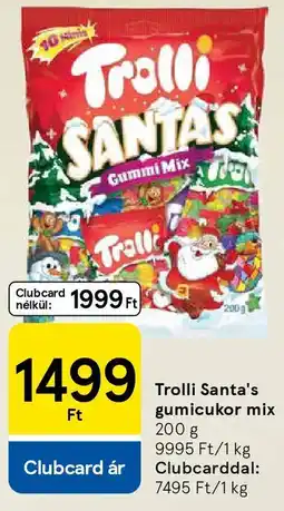Tesco Trolli Santa's gumicukor mix ajánlat