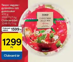 Tesco Tesco vegyes- gyümölcs-ízű gumicukor ajánlat