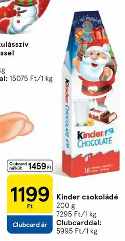 Tesco Kinder csokoládé ajánlat