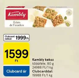 Tesco Kambly keksz ajánlat