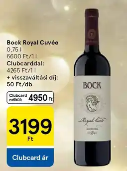 Tesco Bock Royal Cuvée ajánlat