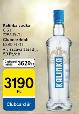 Tesco Kalinka vodka ajánlat
