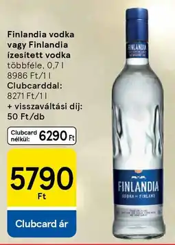 Tesco Finlandia vodka vagy Finlandia Ízesített vodka ajánlat