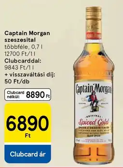 Tesco Captain Morgan szeszesital ajánlat