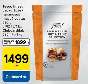 Tesco Tesco finest csokoládés- narancsos magválogatás ajánlat