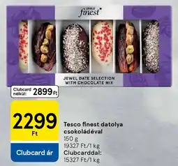 Tesco Tesco finest datolya csokoládéval ajánlat