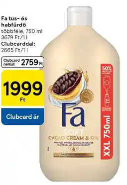 Tesco Fa tus- és habfürdő ajánlat