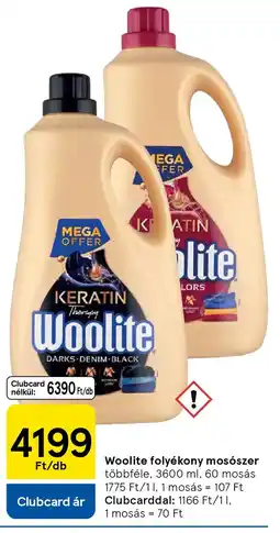 Tesco Woolite folyékony mosószer ajánlat