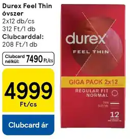 Tesco Durex Feel Thin óvszer ajánlat