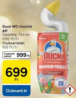 Tesco Duck WC-tisztító gél ajánlat