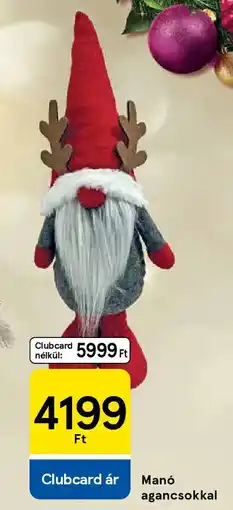 Tesco Manó agancsokkal ajánlat