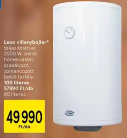Tesco Leov villanybojler ajánlat