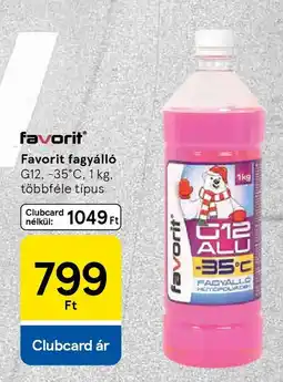 Tesco Favorit fagyálló ajánlat