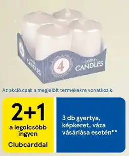 Tesco Gyertya, képkeret, váza vásárlása ajánlat
