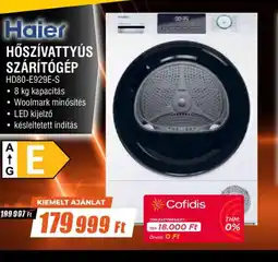 Expert Haier HŐSZIVATTYÚS SZÁRÍTÓGÉP ajánlat