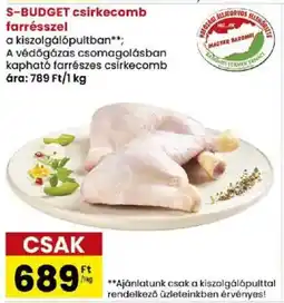 Spar Market S-BUDGET csirkecomb farrésszel ajánlat
