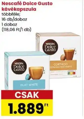 Spar Market Nescafé Dolce Gusto kávékapszula ajánlat