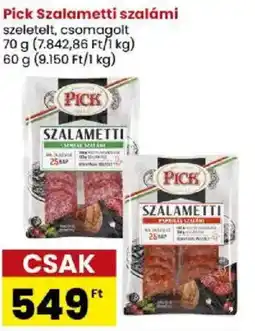 Spar Market Pick Szalametti szalámi ajánlat