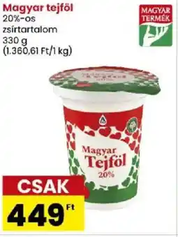Spar Market Magyar tejföl 20%-os ajánlat