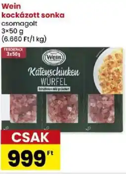 Spar Market Wein kockázott sonka ajánlat