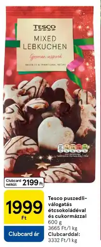 Tesco Tesco puszedli- válogatás étcsokoládéval és cukormázzal ajánlat