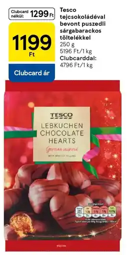 Tesco Tesco tejcsokoládéval bevont puszedli sárgabarackos töltelékkel ajánlat
