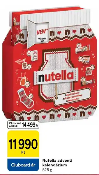 Nutella adventi kalendárium