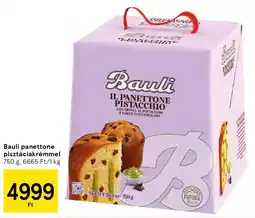 Tesco Bauli panettone pisztáciakrémmel ajánlat