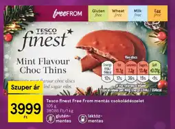 Tesco Tesco finest Free From mentás csokoládészelet ajánlat