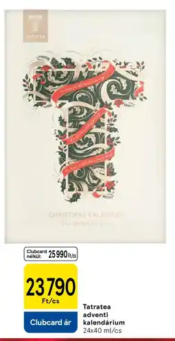 Tesco Tatratea adventi kalendárium ajánlat