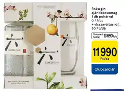 Tesco Roku gin ajándékcsomag ajánlat