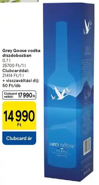 Grey Goose vodka díszdobozban