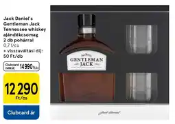 Tesco Jack Daniel's Gentleman Jack Tennessee whiskey ajándékcsomag ajánlat