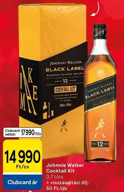 Tesco Johnnie Walker Cocktail Kit ajánlat
