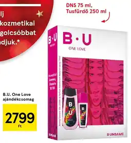 Tesco B.U. One Love ajándékcsomag ajánlat