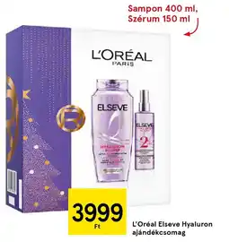 Tesco L'Oréal Elseve Hyaluron ajándékcsomag ajánlat