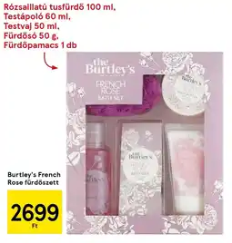 Tesco Burtley's French Rose fürdőszett ajánlat