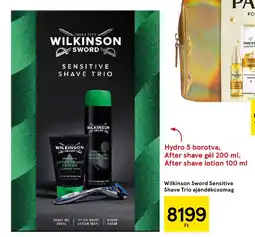 Tesco Wilkinson Sword Sensitive Shave Trio ajándékcsomag ajánlat