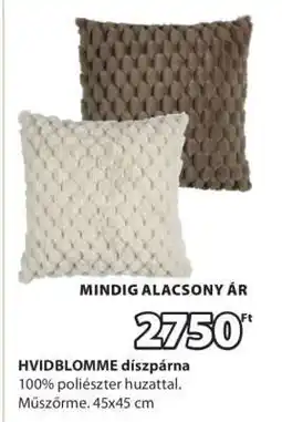 JYSK HVIDBLOMME díszpárna ajánlat