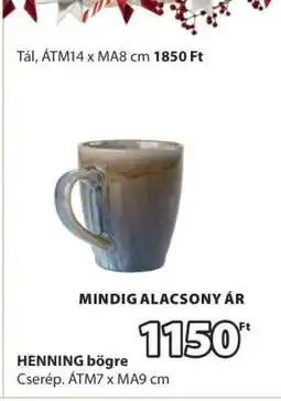 JYSK HENNING bögre ajánlat