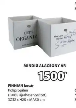 JYSK FINNIAN kosár ajánlat