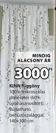 JYSK KINN függöny ajánlat