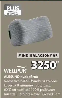 JYSK WELLPUR ALESUND nyakpárna ajánlat
