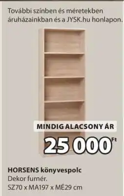 JYSK HORSENS könyvespolc ajánlat