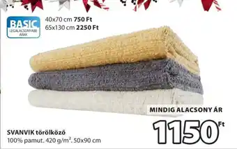 JYSK SVANVIK törölköző ajánlat