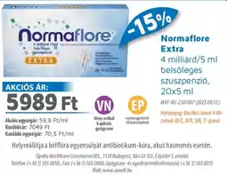 Alma Gyógyszertárak Normaflore Extra belsőleges szuszpenzió ajánlat