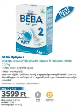 Alma Gyógyszertárak BEBA Optipro 2 ajánlat