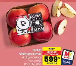 Interspar SPAR Vidman alma ajánlat